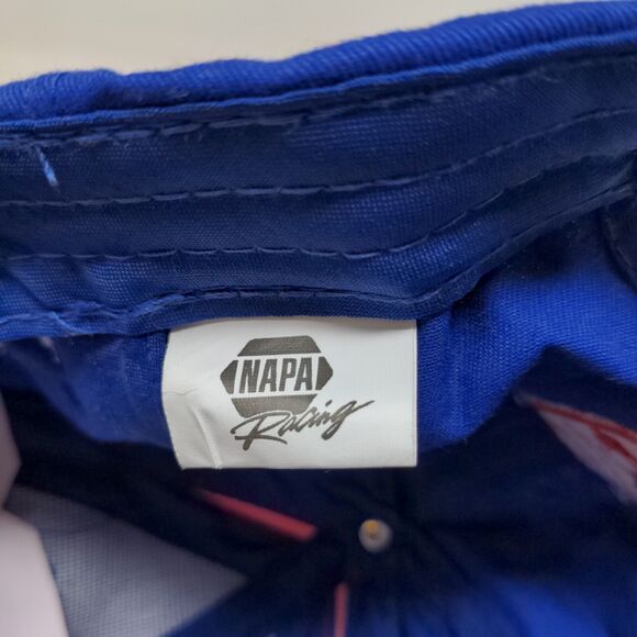 Napa Racing Men's Strapback Hat Blue OSFM Embroidered Logo Fallen Heroes Fund - Picture 14 of 15